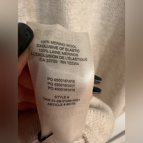 BABATON Cream Turtleneck Sweater Dress - Picture 7 of 7